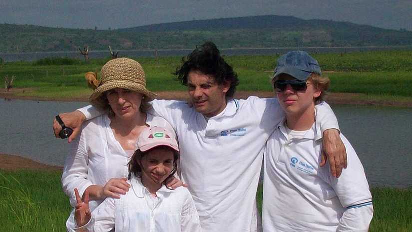 Una famiglia italiana in Ghana