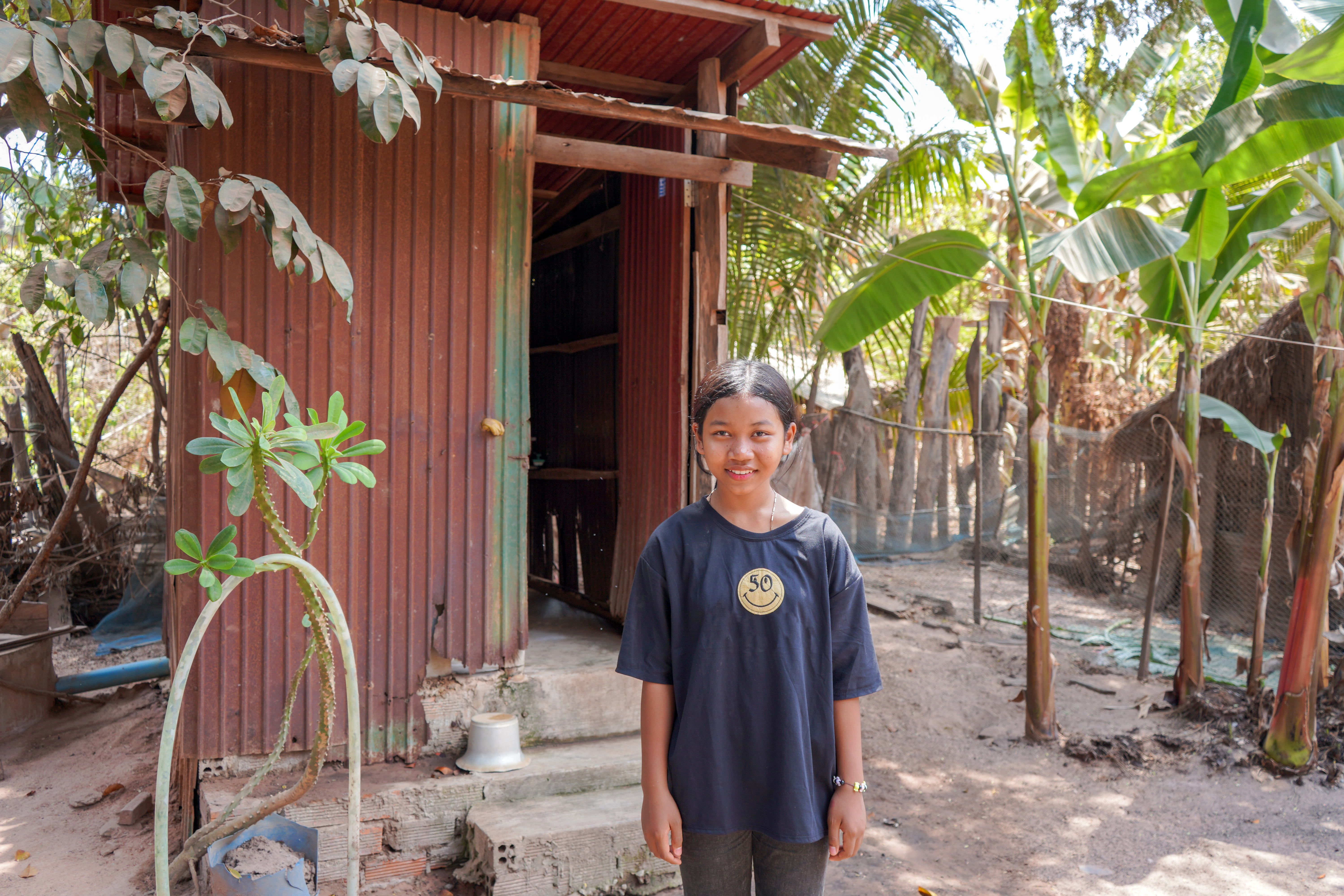 L’accesso ai servizi igienico-sanitari è un buon inizio per i bambini nelle zone rurali della Cambogia